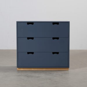 Asplund Snow A3 lipasto tummanharmaa