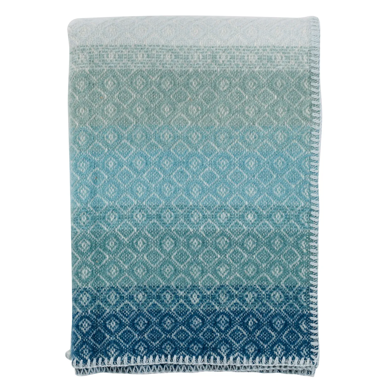 Klippan Yllefabrik Havanna lasten huopa 90x130 cm Aqua multi