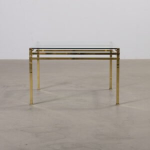 Sohvapöytä lasikannella kulta