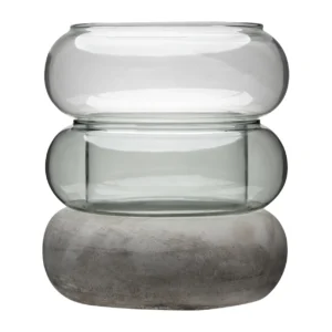 Muurla Bagel maljakko/kynttilälyhty 22 cm