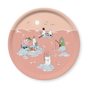 Opto Design Kalastaja Muumi kesä 2022 tarjotin Ø 31 cm