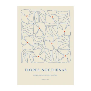 Paper Collective Flores Nocturnas 01 -juliste 30 x 40 cm