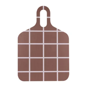 Muurla Checks & Stripes tarjotin 30 x 44 cm Brown