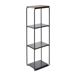 Maze Mixrack Floor Shelf L -hylly 26 x 19 x 82,2 cm Stained oak-black