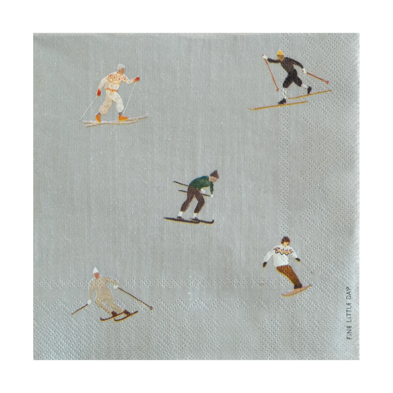 Fine Little Day Skiers lautasliina 25-pakkaus Grey