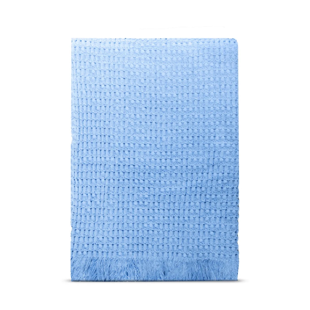 Rug Solid Stockholm puuvillapeitto 130x180 cm Millenium blue