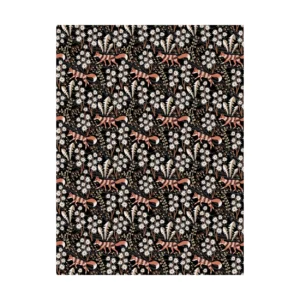 Arvidssons Textil Stjärnspeja vahaliina Musta-ruoste