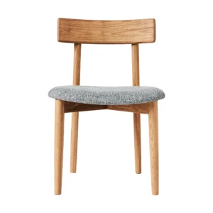 MUUBS Tetra tuoli istuimella Betonin värinen kangas-luonnollinen öljytty