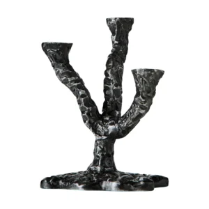 MUUBS Ava kynttilänjalka 22 cm Antiikki harmaa