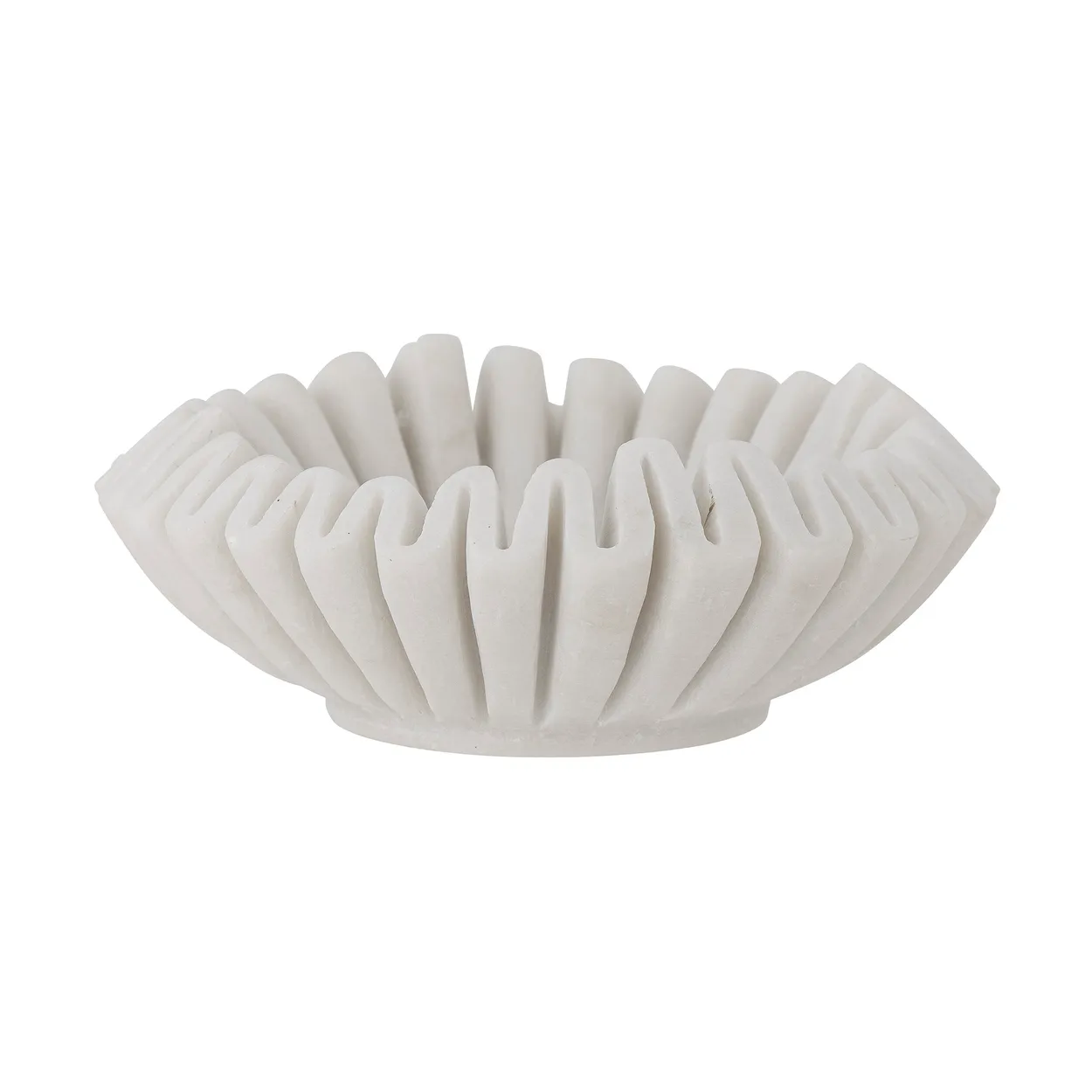 Bloomingville Harmonia koristekulho Ø17 cm White marble