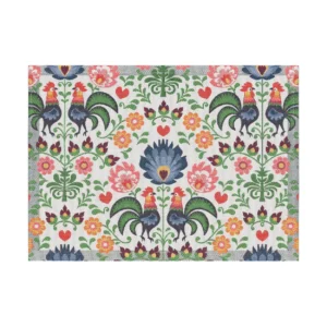 Ekelund Linneväveri Rooster pöytätabletti 35x48 cm Multi