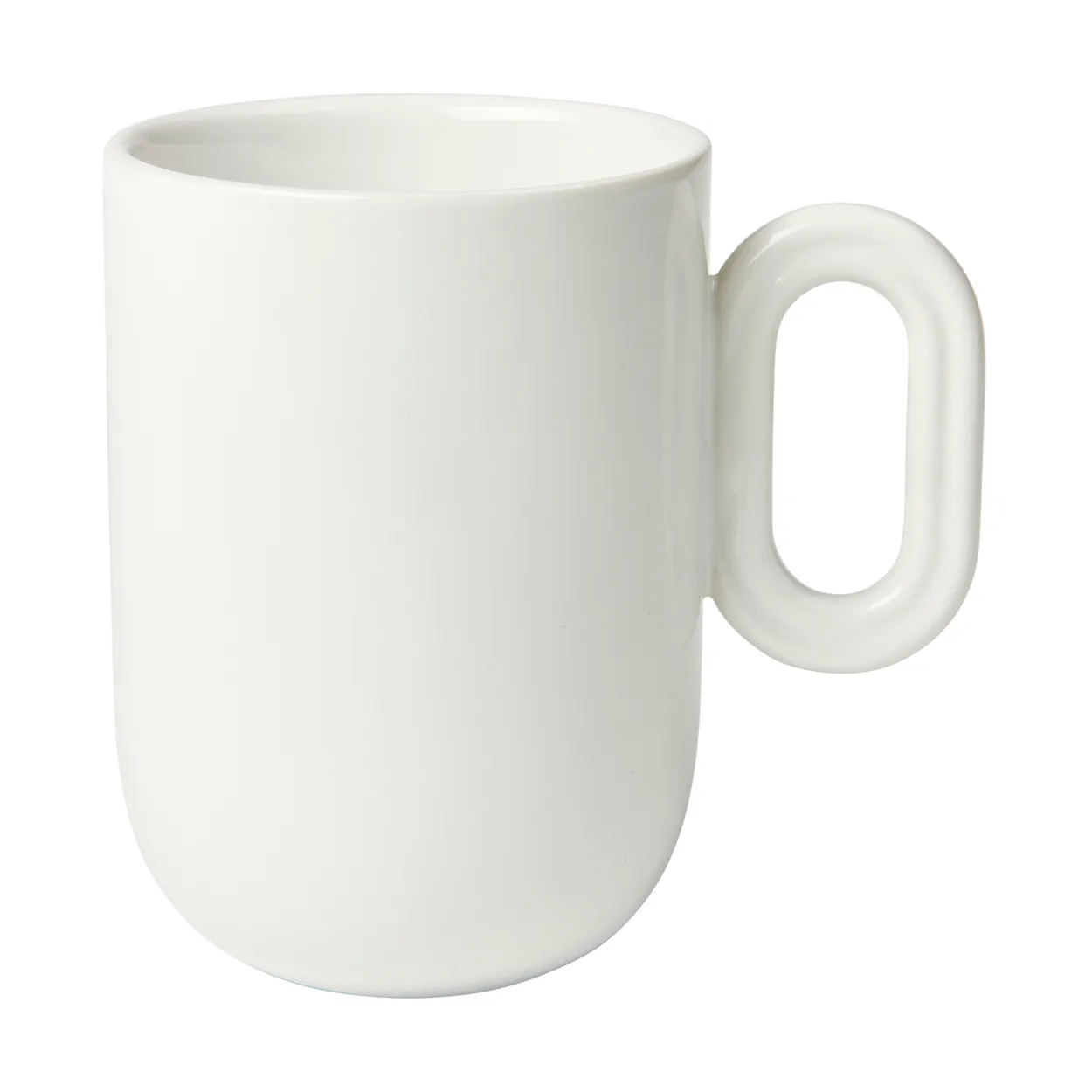 Broste Copenhagen Stevns muki kahvalla 40 cl Chalk white