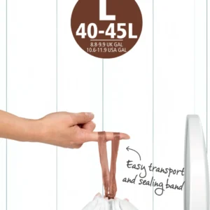 Brabantia Jätepussit L 10 pussia/rulla 45 L