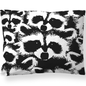 Finlayson Pesue tyynyliina Musta / Valkoinen