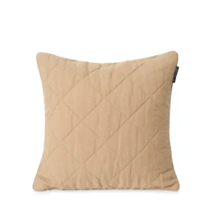 Lexington Quilted Linen/Viscose tyynynpäällinen 50x50cm Beige