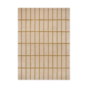 Marimekko Tiiliskivi villamatto Bronze Yellow, 140x200 cm