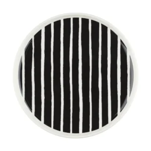 Marimekko Oiva Piccolo lautanen Ø20 cm Whiteblack