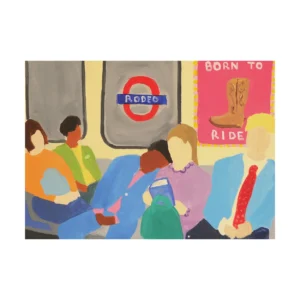 Paper Collective Born To Ride -juliste 30x40 cm