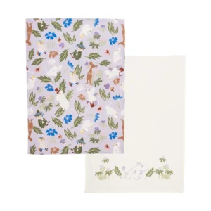 Moomin Arabia Muumi keittiöpyyhe 50x70 cm 2pack offwhite