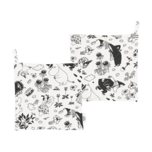 Moomin Arabia Muumi patalappu 22x26 cm 2pack Offwhite
