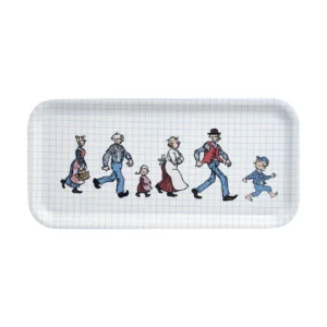 Muurla Emil The Katthult Folks tarjotin 13x27 cm