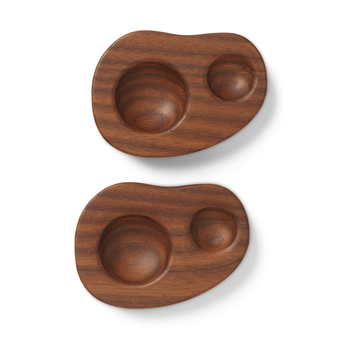 Ferm Living Cairn munakuppi 2-pakkaus Dark brown