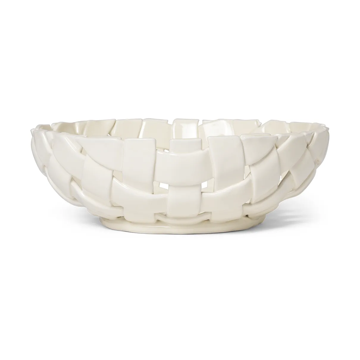 Ferm Living Plait kulho Ø30 cm Off white