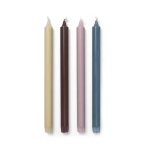 Ferm Living Pure candles 4 kpl Hurmaava sekoitus