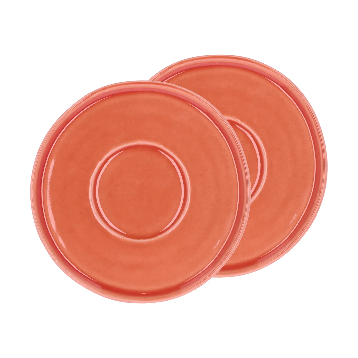 Villa Collection Styles teelautanen Ø13 cm 2-pakkaus Meripihka