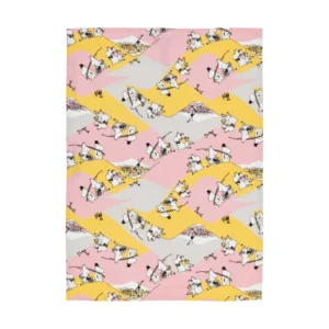 Moomin Arabia Perhehetki Muumi keittiöpyyhe 50x70 cm