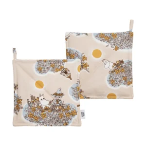 Moomin Arabia Sydänystävät Muumi patalaput 2pack 22x22 cm