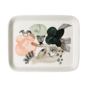 Arabia Kukkamaa lautanen 15x19 cm.