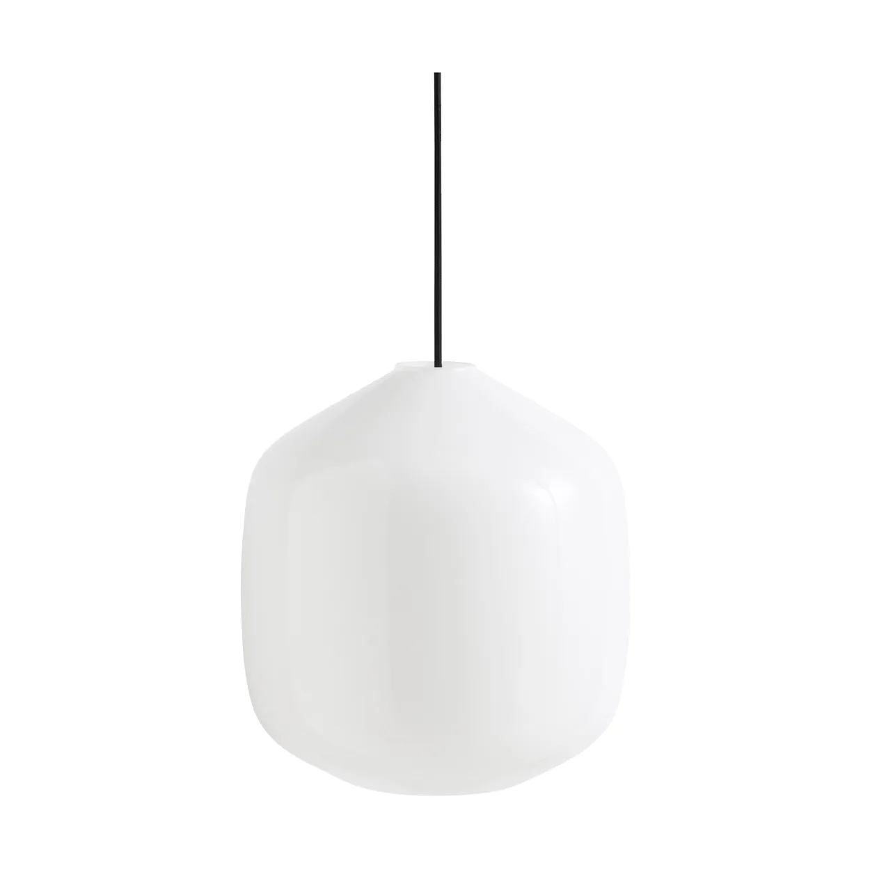 HAY Buoy riippuvalaisin Ø30 cm Opal glass-soft black