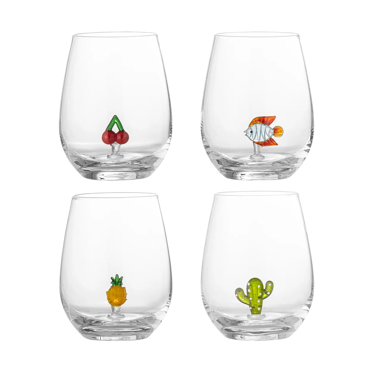 Bloomingville Misa juomalasit 56 cl 4 osaa Kirkas