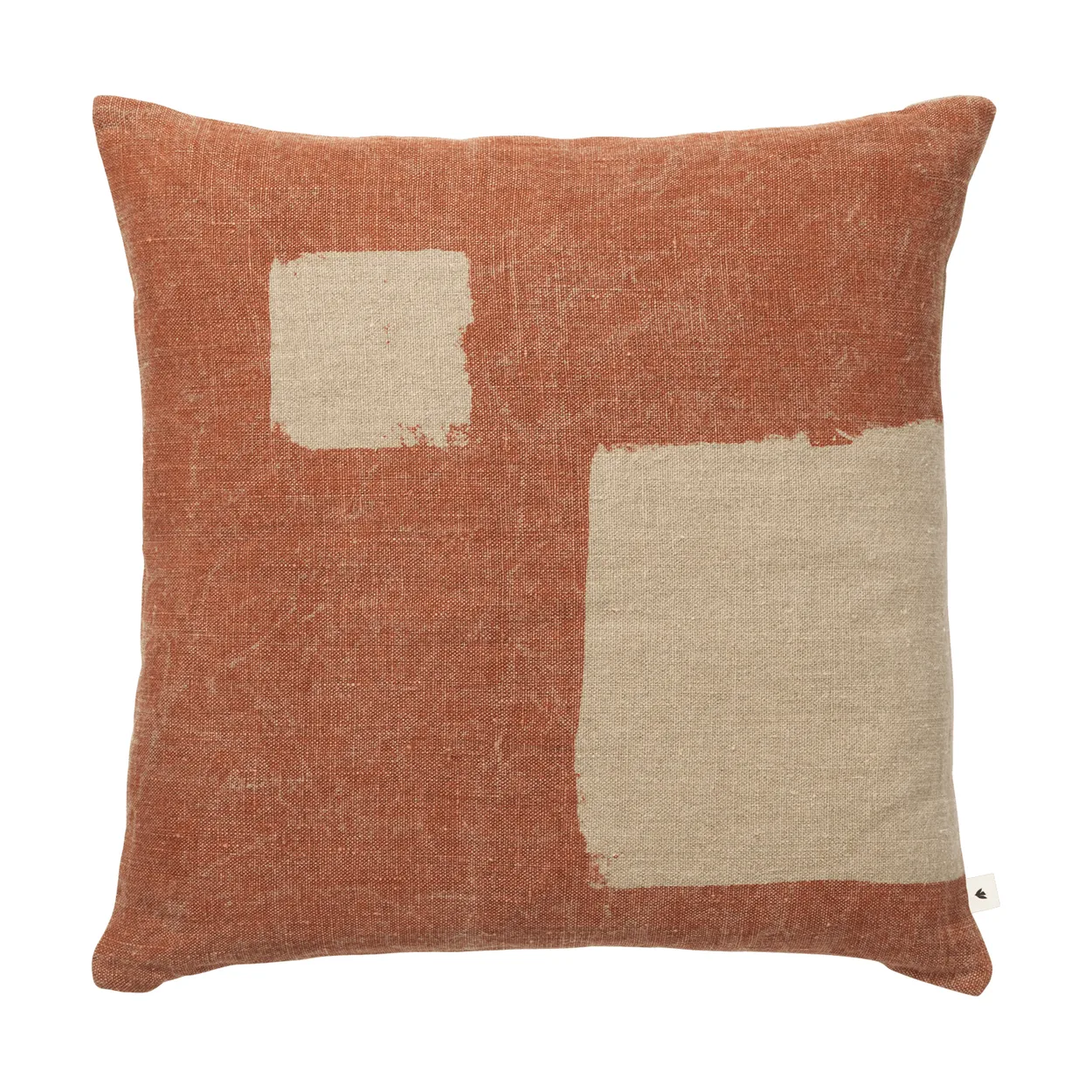 Ferm Living Oleo tyynynpäällinen 50x50 cm Terracotta-Natural