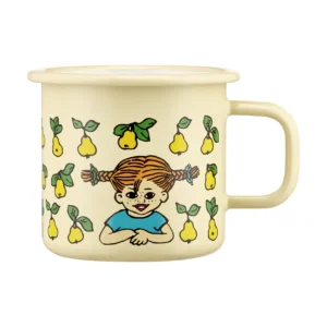 Muurla Pippi longstocking emalimuki 3,7 dl Hedelmät