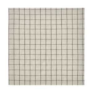 House Doctor Join pöytäliina 150x150 cm Svart-off white