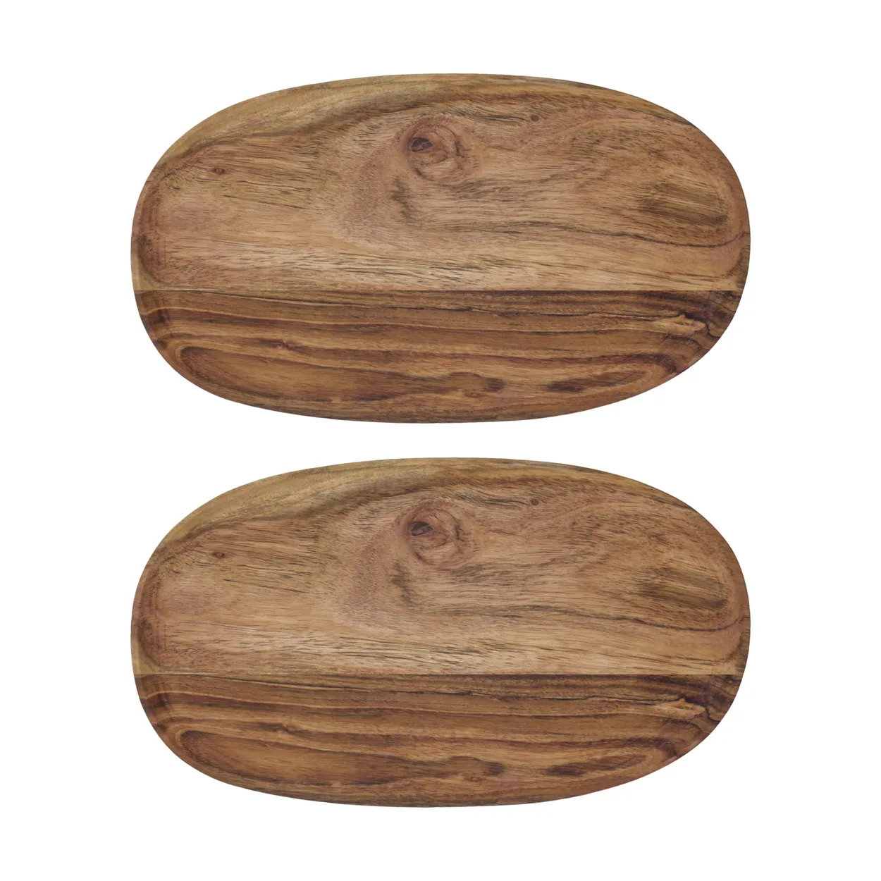 House Doctor Wood tarjotin 19x33 cm 2-pack. Luonto