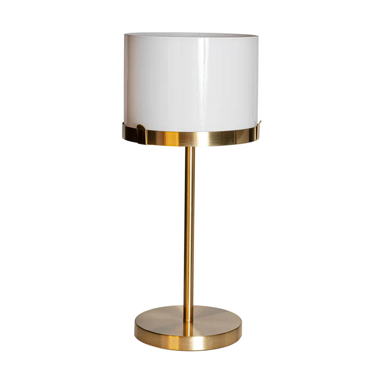 By Rydéns Marcel-pöytävalaisin 55 cm Messinki-valkoinen