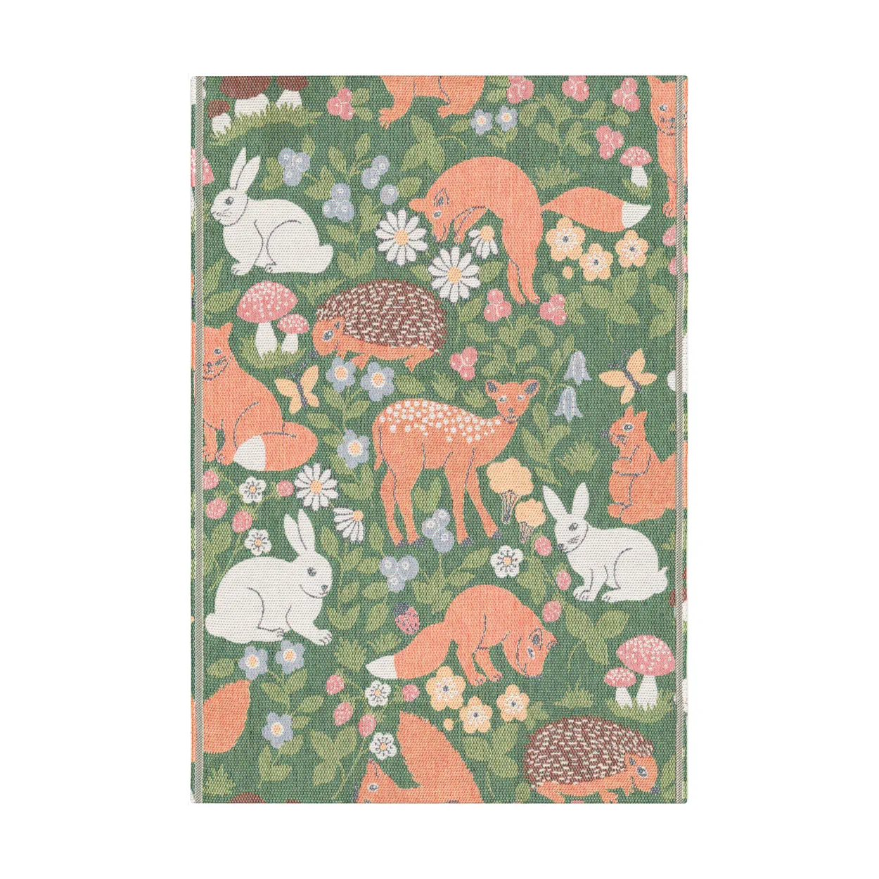 Ekelund Linneväveri Skogslek vauvan viltti 72x105 cm Monivärinen