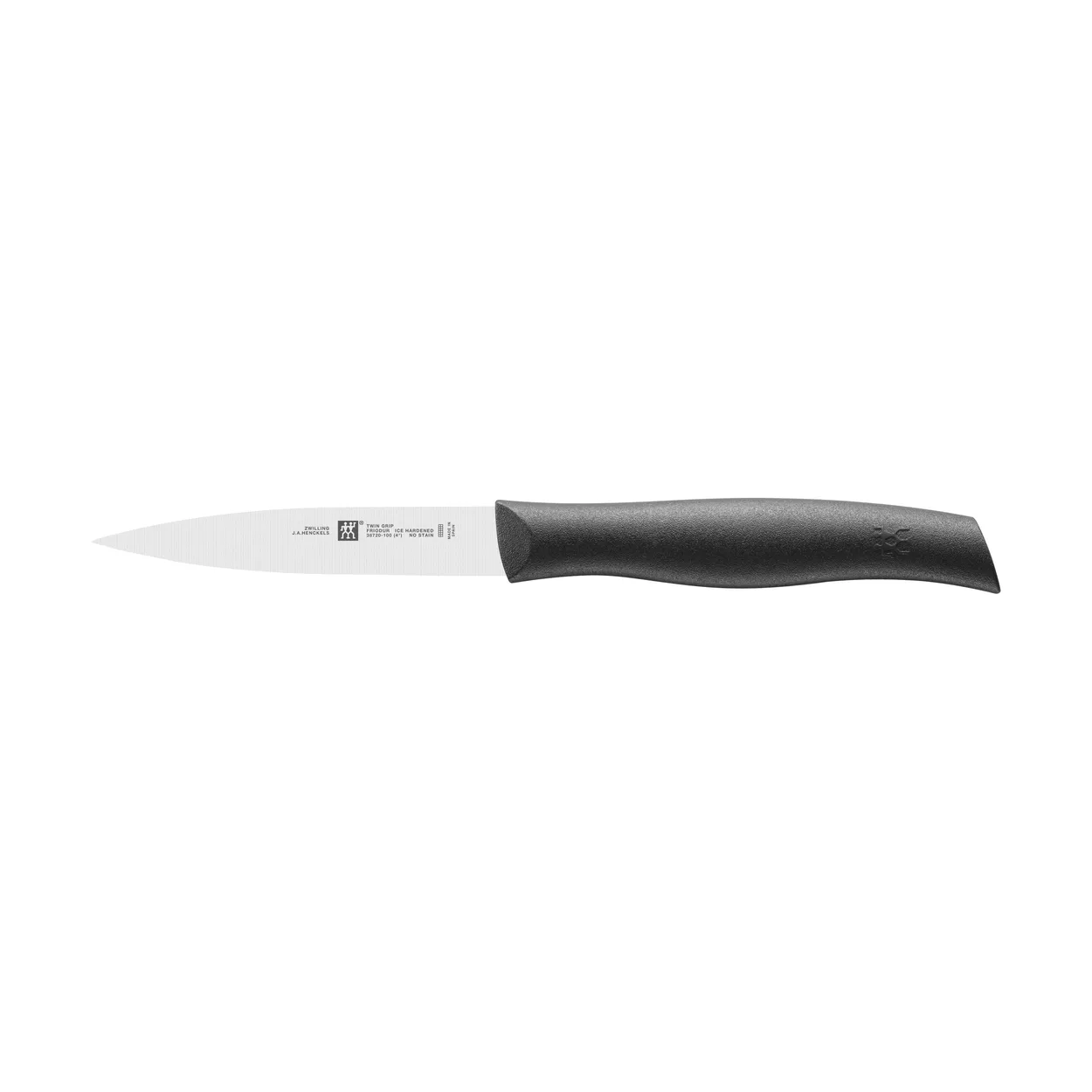 Zwilling Zwilling Twin grip kärkimallinen vihannesveitsi 10 cm Musta-ruostumaton teräs