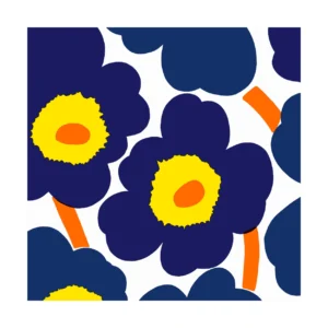 Marimekko Unikko servetti 33x33 cm 20 kpl BlueYellow