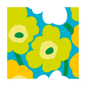 Marimekko Unikko servetti 33x33 cm 20 kpl BlueGreen