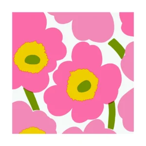 Marimekko Unikko servetti 33x33 cm 20 kpl Pinkki