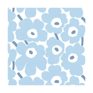 Marimekko Mini Unikko lautasliinat 20 kpl Light BlueWhite
