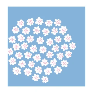 Marimekko Puketti lautasliina 33x33 cm 20 kpl Light Blue