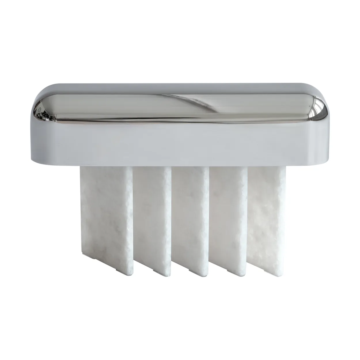 101 Copenhagen Beetle pöytävalaisin kannettava. Chrome