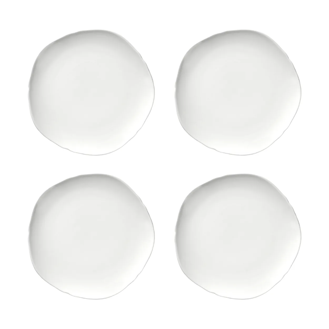 Serax Silhouette lautanen XXS Ø15 cm 4 kpl White