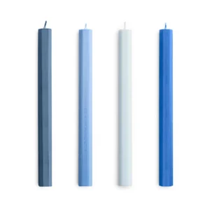 HAY Hexagon Candle kynttilä mix 4-pack Blues