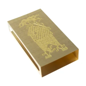 Pluto Design Stig Lindberg Karneval tulitikkurasia. Kulta